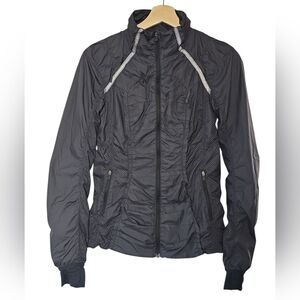 LULULEMON Mesh Black Reflective Jacket XS